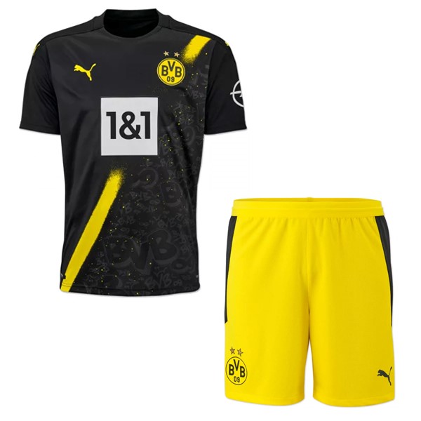Maglia Borussia Dortmund 2ª Bambino 2020-2021 Nero